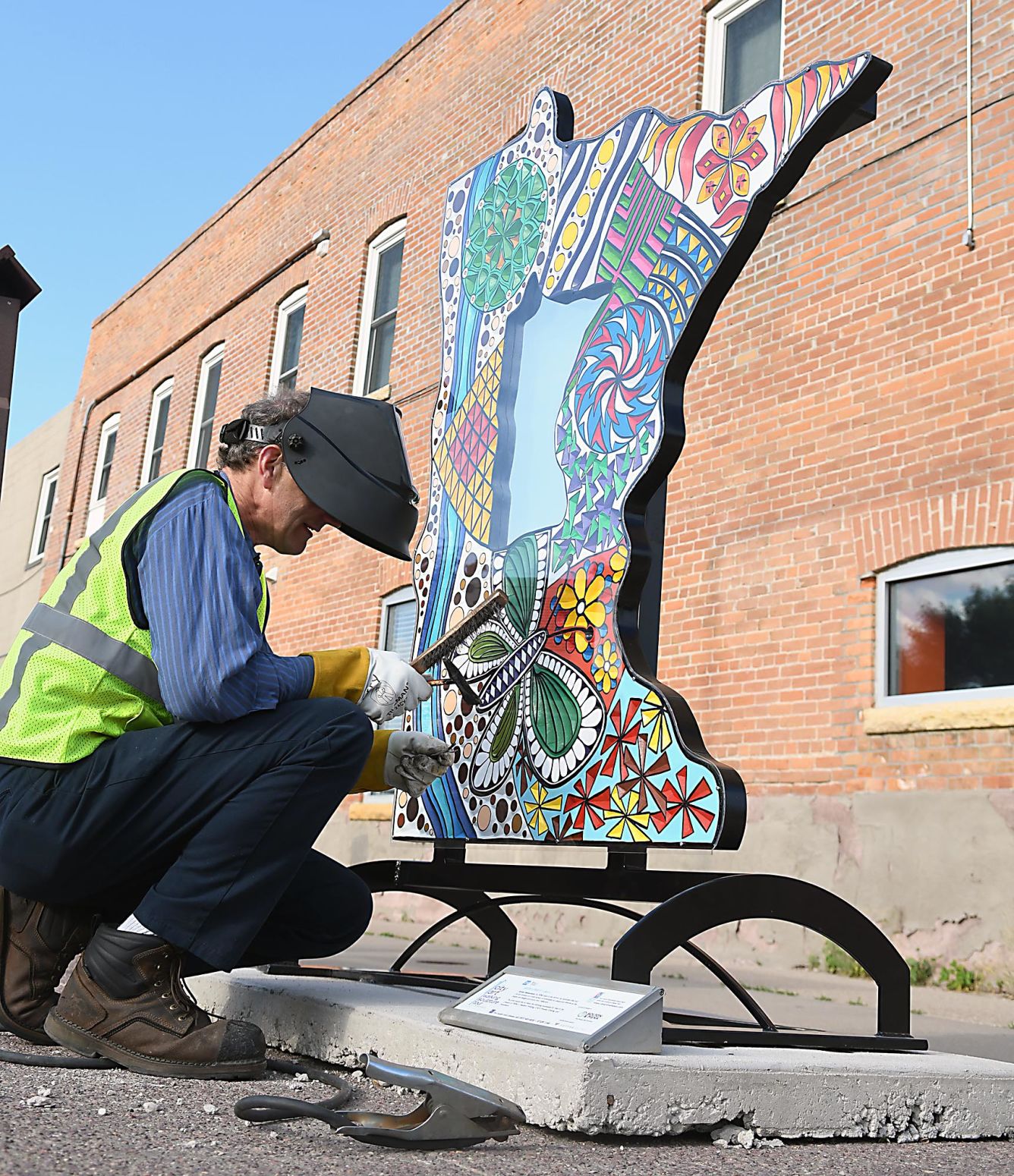 CityArt sculpture installation 3